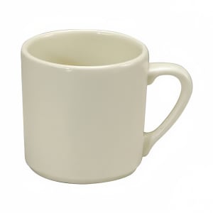 324-F9010000563 14 oz Buffalo Empire Mug - Porcelain, Cream White