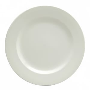 324-F9010000163 12" Round Buffalo Plate - Porcelain, Cream White