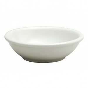 324-F9010000711 7 1/4 oz Round Buffalo Fruit Bowl - Porcelain, Cream White