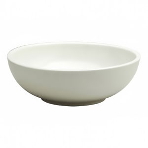 324-F9010000756 32 oz Round Buffalo Pasta Bowl - Porcelain, Cream White