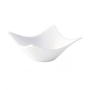 324-L6050000763 3 oz Square Zen Fusion Bowl - Porcelain, Warm White