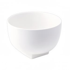 324-L6050000750 9 1/2 oz Square Zen Bowl - Porcelain, Warm White
