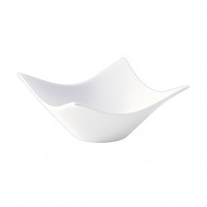 324-L6050000762 1 3/8 oz Square Zen Fusion Bowl - Porcelain, Warm White