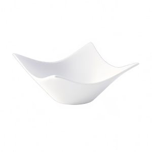 324-L6050000764 10 1/2 oz Square Zen Fusion Bowl - Porcelain, Warm White