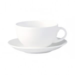 324-L5800000560 11 1/2 oz Verge Cappuccino Cup - Porcelain, Warm White
