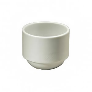 324-R4010000700 7 oz Round Impressions Bouillon - Porcelain, Bright White