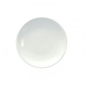 324-R4020000117 6 3/8" Round Fusion Plate - Porcelain, Bright White