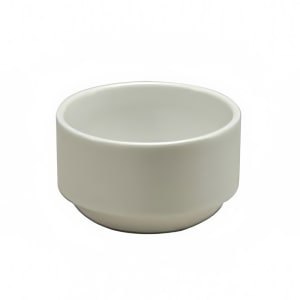 324-R4220000705 9 1/2 oz Round Royale Stackable Bouillon - Porcelain, Bright White