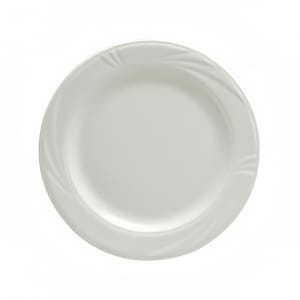 324-R4510000163 12" Round Arcadia Plate - Porcelain, Bright White