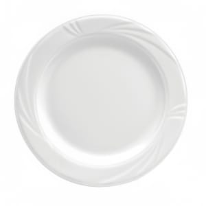 324-R4510000139 9" Round Buffalo Arcadia™ Plate - Medium Rim, Porcelain, Bright White