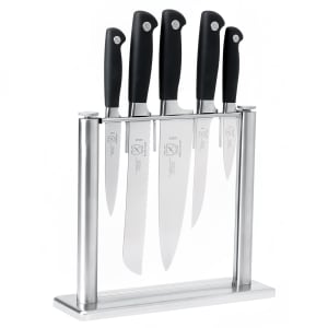 132-M20000 6 Piece Knife Set w/ Glass Block