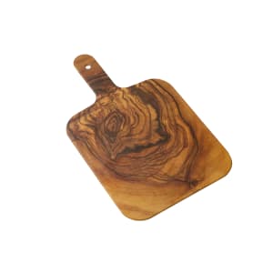 166-OWM10 Square Serving Peel - 10" x 9", Melamine, Olive Wood