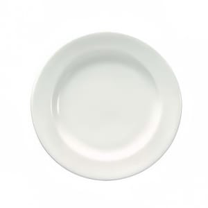 324-W6000000133 8 1/4" Round Montague Plate - Bone China, White