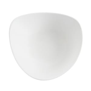 893-WHVMTRB71 13 oz Triangular  Vellum™ Bowl - Ceramic, White