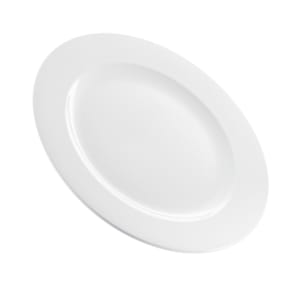 893-WHVP111 12" Round Profile Plate - Ceramic, White