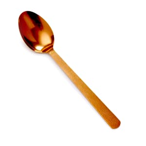 166-BVHSP 13 1/4" Solid Serving Spoon - Stainless Steel, Bronze