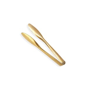 166-GVHT6 6"L Stainless Serving Tongs, Gold