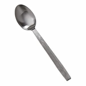 166-WVASP 13 1/4" Solid Serving Spoon - Stainless Steel