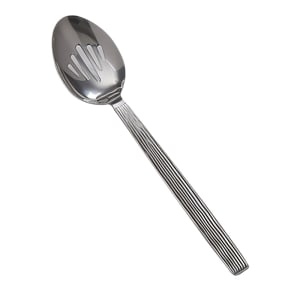 166-WVASS 13 1/4" Slotted Serving Spoon - Stainless Steel