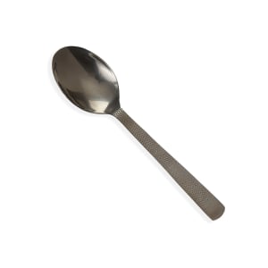 166-BLHSP10 10" Solid Serving Spoon - Stainless Steel, Black