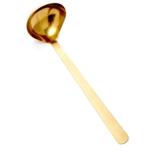 166-GVHL 3 1/2 oz Vintage Ladle - Stainless Steel, Gold