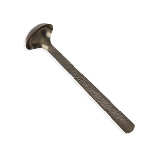 166-BLHML 1 1/2 oz Vintage Ladle - Stainless Steel, Black