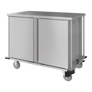 171-DXPTQC2T2D24 24 Tray Ambient Meal Delivery Cart