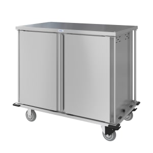 171-DXPTQC2T2DPT28 28 Tray Ambient Meal Delivery Cart