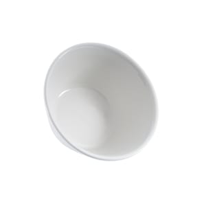 893-WHZE101 10 oz Round Snack Bowl - Ceramic, White