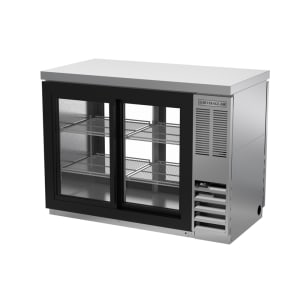 118-BB48HC1GSFPTS27 48" Bar Refrigerator - 4 Sliding Glass Doors, Stainless, 115v