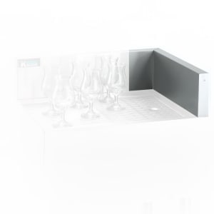 381-KR301 Right End Splash Return For Royal Series Underbar Sinks