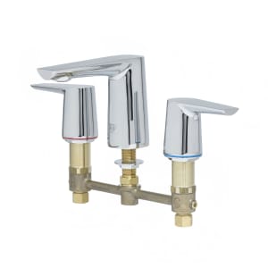 064-BP2995 Deck Mount Lavatory Faucet w/ 4 5/16" Spout & 0.5 gpm Spray Outlet - 8" Centers, Polished Chrome