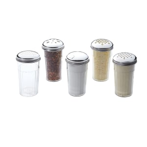 166-3319 12 oz Large Shaker w/ Top, Stainless