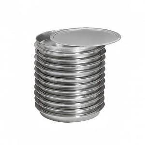 166-7006 6" Pan Cover - Solid, Aluminum