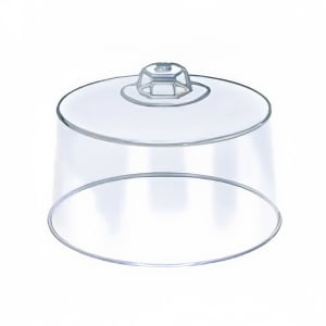 166-19004 12" Round Cake Cover, Plastic, Clear