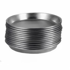 166-ADEP9 9" Tapered Pizza Pan, 1" Deep, Solid, Aluminum