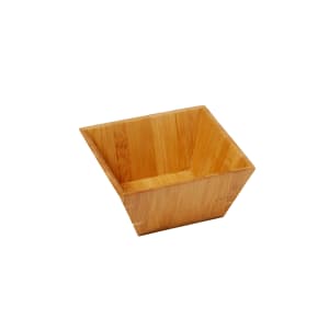 166-BAM73 7" Square Bamboo Bowl