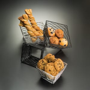 166-BNRB46C Riser/Basket, 6x4", Chrome