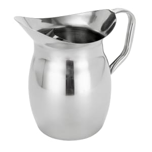 166-BPG67 68 oz Stainless Steel Pitcher w/ Ice Guard