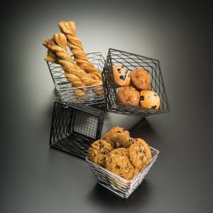 166-BNRB68C Riser/Basket, 8x6", Chrome