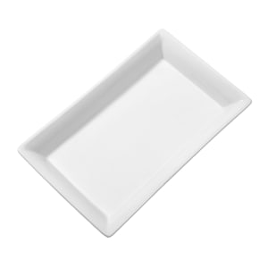 166-CER21 Rectangular Platter, 21x12 3/4", Ceramic/White