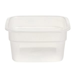 144-HFSFSPROPP190 1/2 qt CamSquare® FreshPro Square Food Storage Container - Polypropylene, Trans...