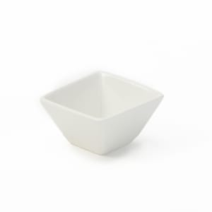 166-CSC20 2 oz Square Sauce Cup - Porcelain