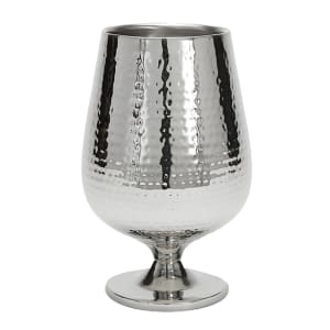 166-DWWC5 9 5/8" Double Walled Wine Cooler - Stainless Steel, Hammered Finish