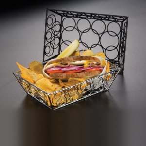 166-EBB95C Rectangular Basket, Chrome