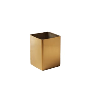 166-GSPT5 Square Sugar Caddy - Stainless Steel, Gold
