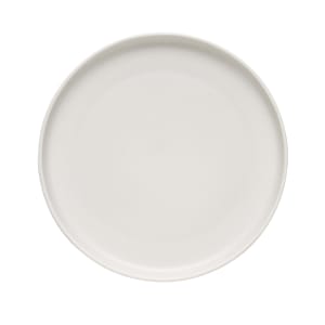 192-DRI20D 10 1/2" Round Driftstone Flat Coupe Plate - Porcelain, Driftwood