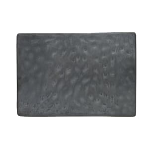 634-109697 Rectangular Ignea Platter - 9 3/8" x 6 3/8", Stoneware, Dark Matte