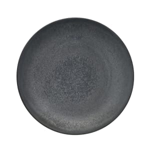 634-109704 11" Round Ignea Coupe Plate - Porcelain, Dark Matte