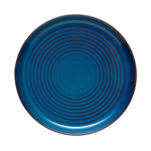 634-109765 8" Round Canyonlands Plate - Terracotta, Blue
